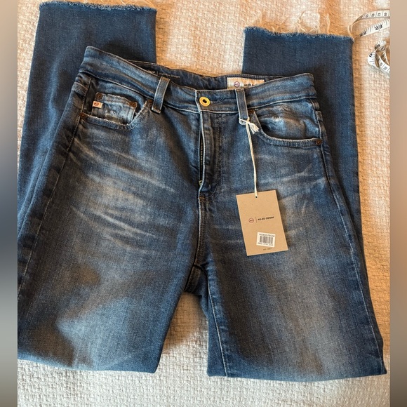 AG AG-ED Saige Denim straight leg crop - Picture 10 of 11